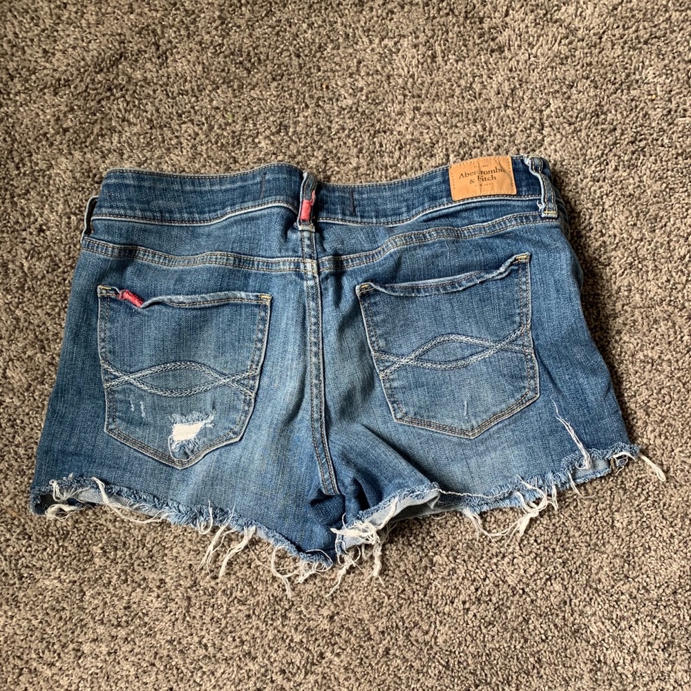 Abercrombie cutoff jean shorts